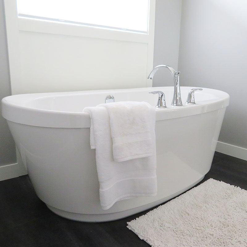 BIGFOOT Memory Foam Bath Mat 17 x 24 for Tub and Shower, Water