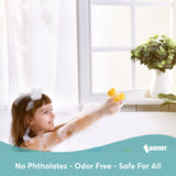 BigFoot Shower Curtain Liner – 72 x 72 Fabric Shower Liner with Rustproof Heavy Duty Metal Grommet and 3 Magnetic Weights – Non-Toxic, Odor Free and Compatible with Standard Showers, White