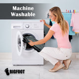 BIGFOOT Luxury Chenille Bathroom Rug Mat 30 x 20, Extra Soft and Absorbent Shaggy Rugs, Non Slip, Machine Wash Dry, Perfect Carpet Mats for Tub, Shower and Bathroom Washable, Dark Gray