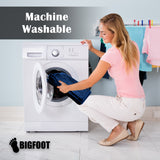 BIGFOOT Luxury Chenille Bathroom Rug Mat 30 x 20, Extra Soft and Absorbent Shaggy Rugs, Non Slip, Machine Wash Dry, Perfect Carpet Mats for Tub, Shower and Bathroom Washable, Navy