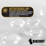 BigFoot Shower Curtain Liner – 72 x 72 PEVA Shower Liner with Rustproof Heavy Duty Metal Grommet and 3 Magnetic Weights – Non-Toxic, Odor Free and Compatible with Standard Showers, Frosted