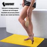 BIGFOOT Luxury Chenille Bathroom Rug Mat 30 x 20, Extra Soft and Absorbent Shaggy Rugs, Non Slip, Machine Wash Dry, Perfect Carpet Mats for Tub, Shower and Bathroom Washable, Yellow